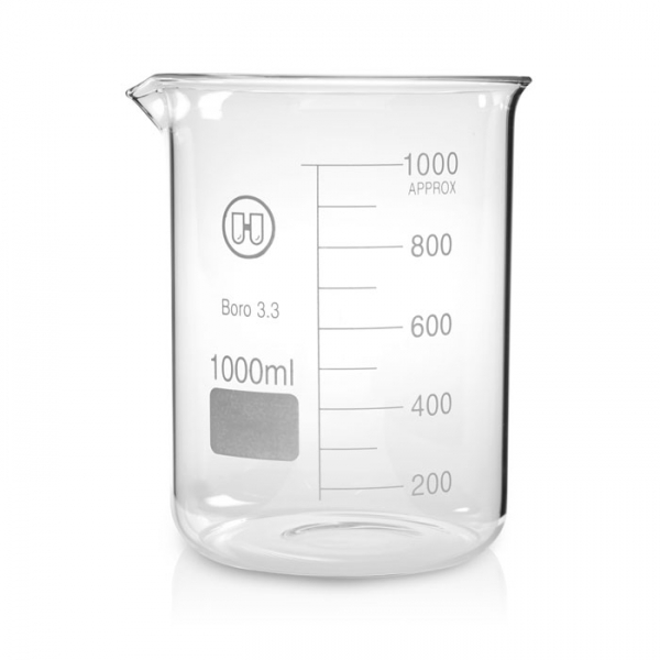 硼矽酸玻璃製成
刻度清晰
適用於混合或量測液態樣本,價格實惠